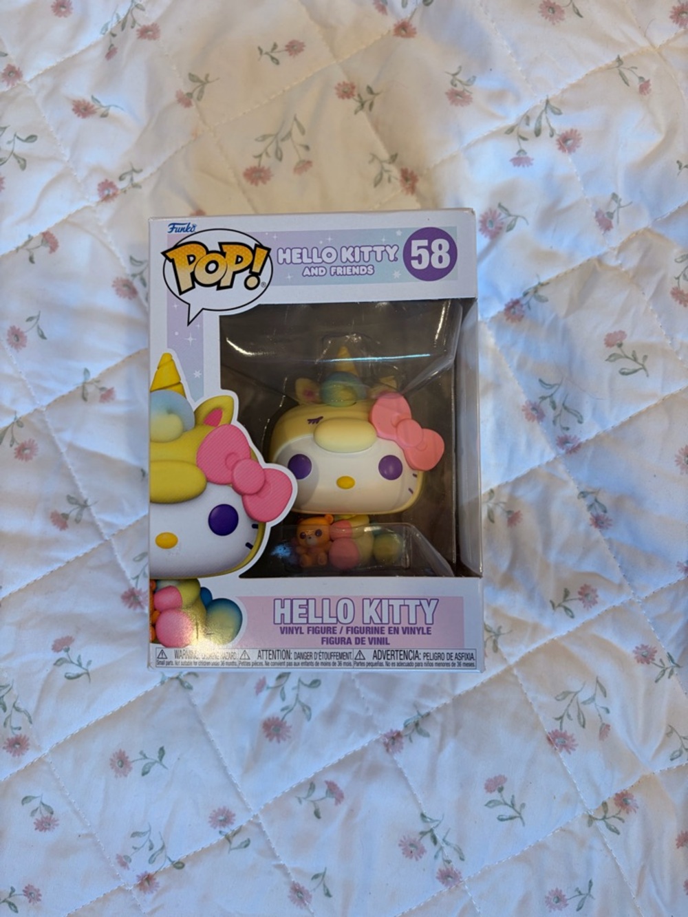 Funko Pop! Hello Kitty #58 Rainbow Unicorn Vinyl Figure